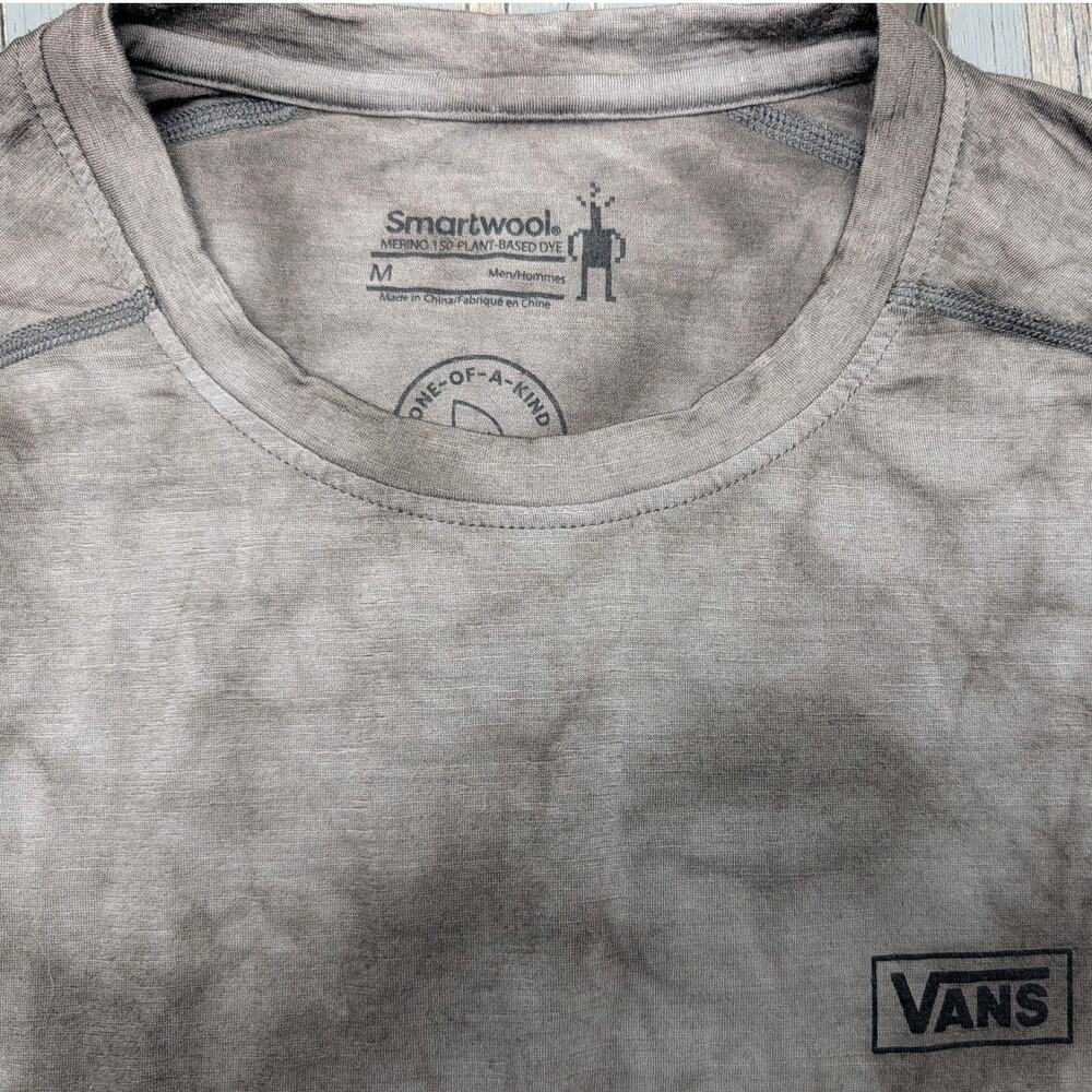 Smartwool x Vans Mens M Merino 150 Plant Based Dye Tie Dye Base Layer Shirt - Picture 6 of 7